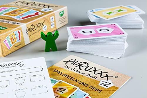 AURUXXX MURAX12-DE - Die Goldene 12 - Juego de Cartas emocionante para Noches de Juego Divertidas