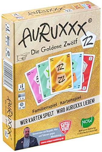 AURUXXX MURAX12-DE - Die Goldene 12 - Juego de Cartas emocionante para Noches de Juego Divertidas