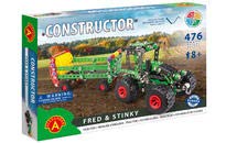 Baagialdic Alexander Kit de construcción de metal de 112 piezas, kit de construcción de metal con tractor de metal y elementos de plástico, juguete de construcción para niños a partir de 8 años