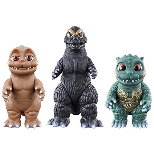 Bandai Movie Monster Series Minilla (Kaiju Monster Puppet Show Gojiban Godziban) Soft Vinyl Figure