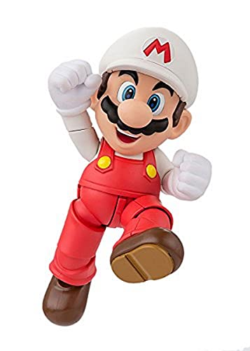 Bandai Tamashii Nations S.H.Figuarts Fuego Mario Super Mario Figura de acción