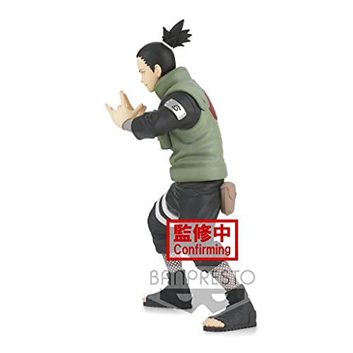 Banpresto Figura de Accion Naruto Shippuden Vibration Stars - Nara Shikamaru&Uzumaki Naruto (A:Nara Shikamaru), Multicolor, BP18187