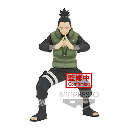 Banpresto Figura de Accion Naruto Shippuden Vibration Stars - Nara Shikamaru&Uzumaki Naruto (A:Nara Shikamaru), Multicolor, BP18187