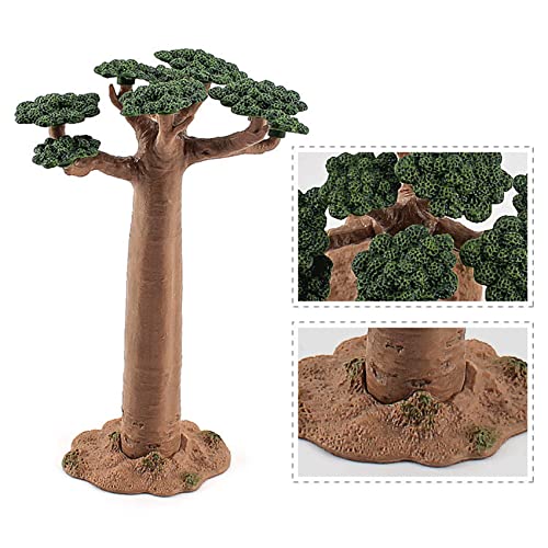 Bayda Simulation Cactus - Planta verde para árbol Baobab Modelo de Bebé, bricolaje, accesorios de suero para niños, juguetes Cognitivos Baobab