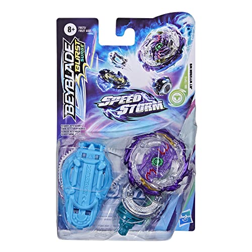 Beyblade Burst Surge Speedstorm F0572 Jet Wyvron W6 - Juego de topía y lanzador