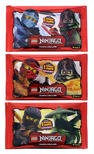 Blue Ocean Cartas coleccionables Lego Ninjago Serie II, en blíster de 50 Unidades