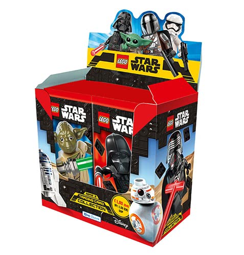 Blue Ocean Entertainment Lego Star Wars Serie 3 Trading Cards - Pack de iniciación (1 paquete de iniciación y 1 expositor de 50 sobres cada uno)