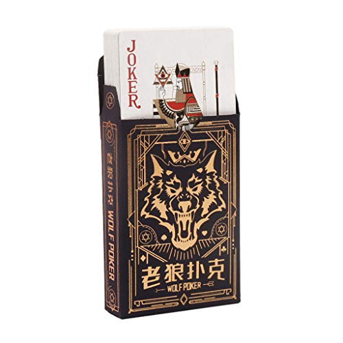 BOBEINI 54 unids/Set Paper Werewolves Poker Card Deck Fiesta Familiar Juego de Mesa Naipes