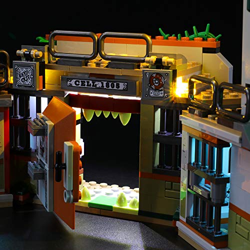 BRIKSMAX Kit de Iluminación Led para Newbury Abandoned Prison,Compatible con Ladrillos de Construcción Lego Modelo 70435, Juego de Legos no Incluido