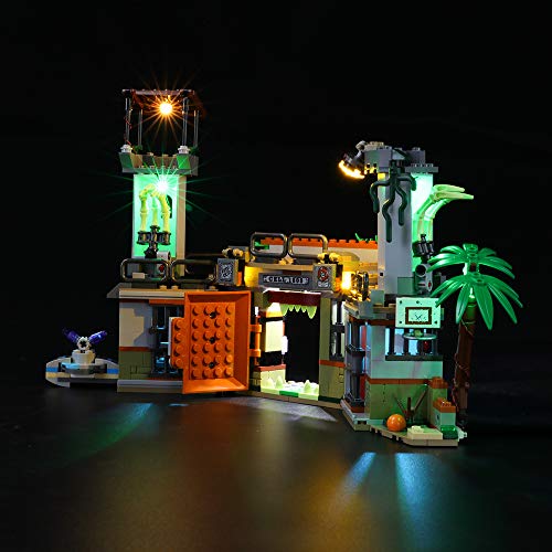 BRIKSMAX Kit de Iluminación Led para Newbury Abandoned Prison,Compatible con Ladrillos de Construcción Lego Modelo 70435, Juego de Legos no Incluido