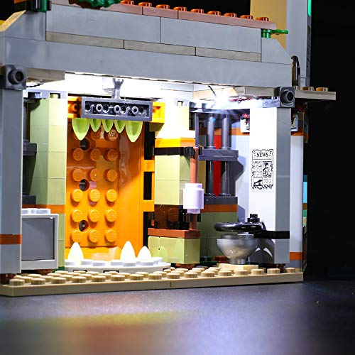 BRIKSMAX Kit de Iluminación Led para Newbury Abandoned Prison,Compatible con Ladrillos de Construcción Lego Modelo 70435, Juego de Legos no Incluido