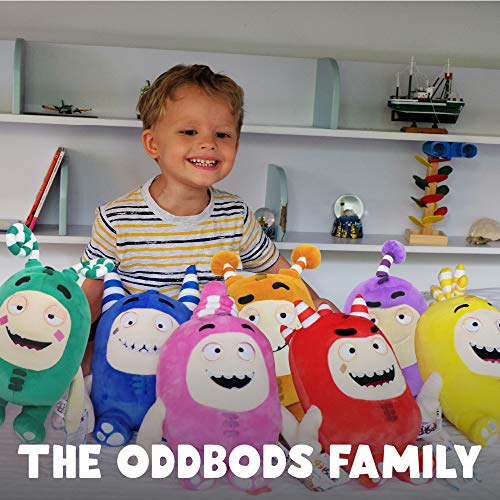 Bubbles Oddbods Juguete de Peluche Suave — para Niños y Niñas — Amarilla (30cm de Altura)