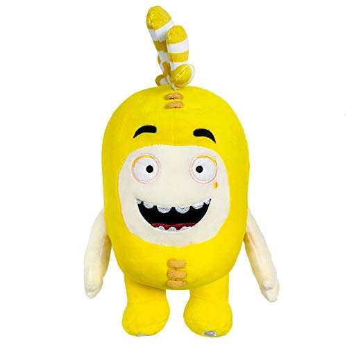 Bubbles Oddbods Juguete de Peluche Suave — para Niños y Niñas — Amarilla (30cm de Altura)