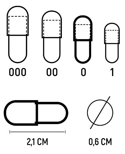 Capsule Filler Machine - Rellenador de cápsulas (tamaño 0, para 100 cápsulas, incluye instrucciones en alemán y vídeo, instrucciones en alemán y vídeo (idioma español no garantizado)