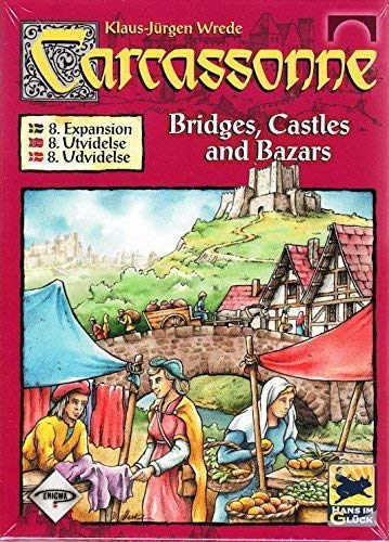 Carcassonne 8: Bridges Castles & Bazars (Scandinavian instructions) - Card Game - Kartenspiel