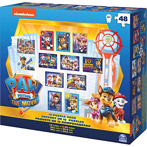 Cardinal Games 12 in 1 Puzzles Paw Patrol 12 en 1, Multicolor (Spin Master Toys Ltd 6041049)