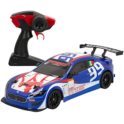 CB Toys - Maserati GT3, Coche radiocontrol, Licencia oficial Maserati, Coches teledirigidos, frecuencia 2.4 GHz, escala 1 :16, funciona con 7 pilas AA, COLORBABY, + 6 años (49430)