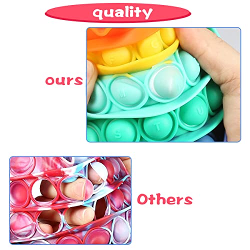 CHENYUCHEN Po-p it Fidget Toys, Among Us Juguete Juego de Mesa Interactivo Stress Reliever Sensory Squeeze Pop Bubble, Push Pop Fidget Toy para Autismo Ansiedad Juguete Antiestres Niños