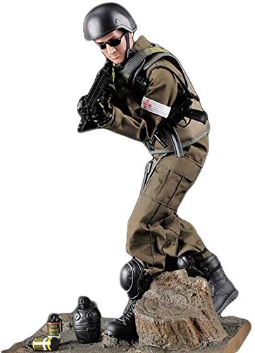 CHTH Figura de acción a Escala 1/6, Juguete de Soldados del ejército, Juego de Figuras Militares de Juguete de Modelo de héroe de Soldado Militar de 12 Pulgadas (D)