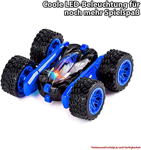 Coche teledirigido Aandyou 1/28 de alta velocidad 4 WD 2,4 G RC Stunt Auto Racing, giro de 360 grados, resistente y manejable, para niños