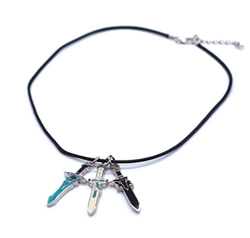 Collar de Sword Art Online con Colgantes de Espada