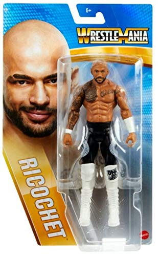 Collect WWE - Wrestlemania 37- Ricochet - Figura de acción, trae a casa la acción de la WWE - aproximadamente 6 pulgadas