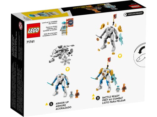 Collectix Juego de Lego Ninjago Zanes Power-Up-Mech EVO 71761 + diversión para ninja heroica (cubierta blanda)