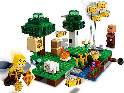 Collectix Lego Set – Lego Minecraft Die Bienenfarm 21165 + Minecraft 30432 – Tortuga playa (bolsa de plástico)