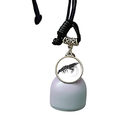 comp Descubrir World Camarones Marine Organism Wind Chimes Bell Car Pendant