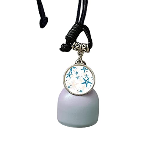 comp Discover World Starfish Marine Organism Wind Chimes Bell Car Pendant