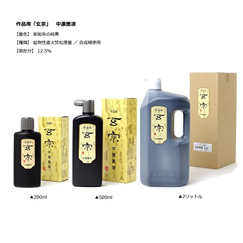 Concentrated liquid ink 2L 11810 ink kanji luck temple work for ink liquid Xuanzong in (japan import)