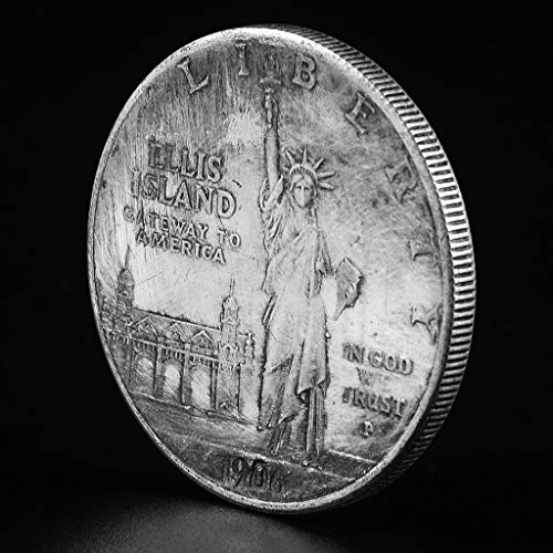 Copia kdjsic 1906 Estados Unidos de América Morgan Coin Estatua de la Libertad en Relieve antorcha Plateada Recuerdo Moneda de Cobre