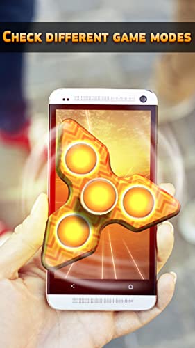 Craze Real Life Fidget Hand Spinner Simulator: Hand Toy Virtual Swiping and Floating Game For Boys And Girls