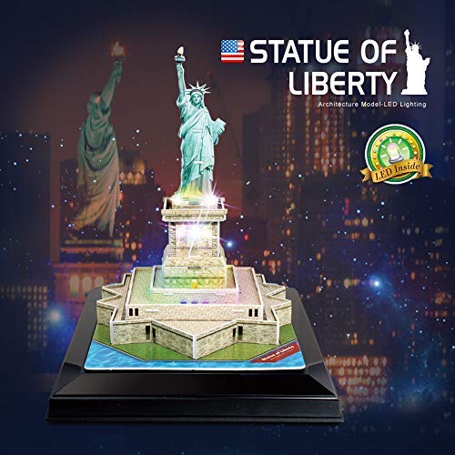 CubicFun Puzzle 3D Estatua de la Libertad LED (771L505)