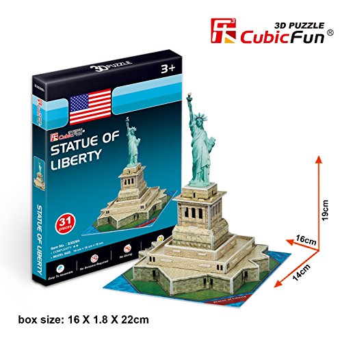 CubicFun - Puzzle en 3D Mini Estatua de la Libertad