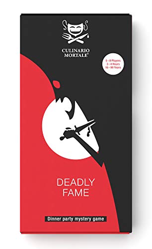 Culinario Mortale – Deadly Fame – Murder Mystery Juego de Fiesta para 5-8 Jugadores