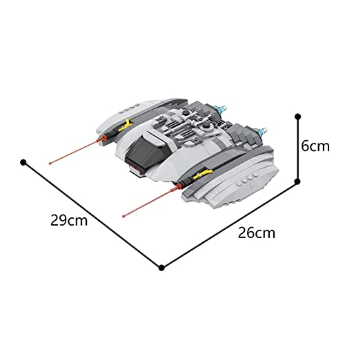 Cylon Raider 1978 bloques de construcción modelo DIY nave espacial acorazado de Star Wars compatible con LG