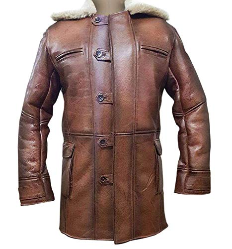 Dark Knight Rises Tomhardy Bane Coat Cosplay Disfraz Chaqueta y chaleco para hombre, marrón, 3XL