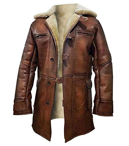 Dark Knight Rises Tomhardy Bane Coat Cosplay Disfraz Chaqueta y chaleco para hombre, marrón, 3XL