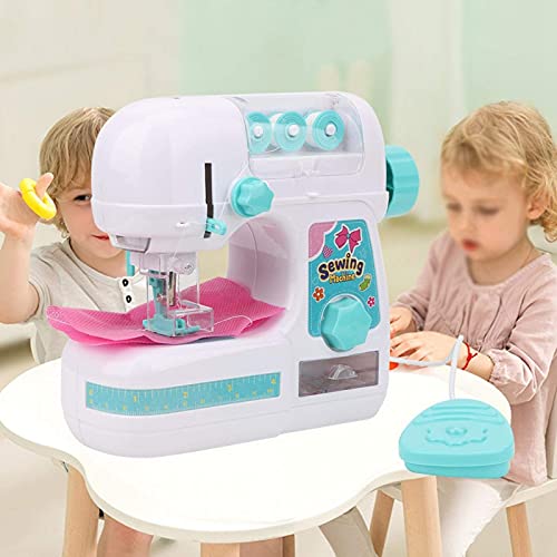 Daytesy Máquina de Coser de Juguete, máquina de reparación Manual, máquina de Coser eléctrica de tamaño Mediano, Juguetes educativos, Juguetes interesantes para niños, niñas, niños