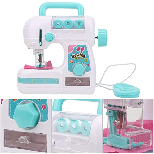 Daytesy Máquina de Coser de Juguete, máquina de reparación Manual, máquina de Coser eléctrica de tamaño Mediano, Juguetes educativos, Juguetes interesantes para niños, niñas, niños