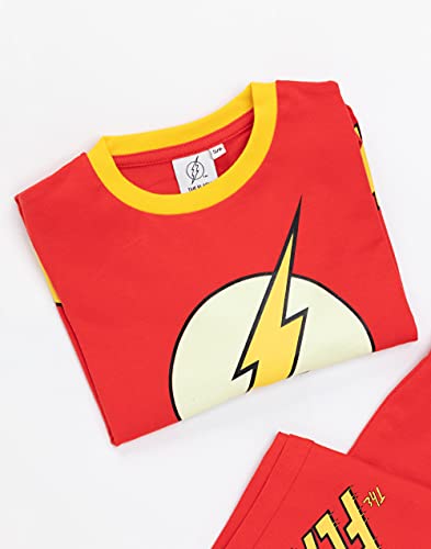 DC Comics The Flash Pijamas Boys Kids Brilla en el Traje Oscuro PJS 5-6 años