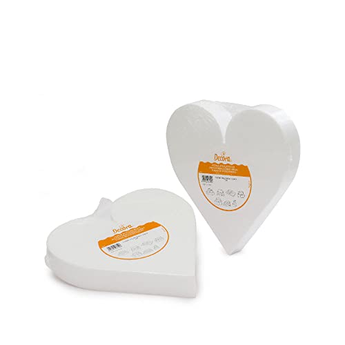 Decora 0173914 Corazon DE POLIESTIRENO 15X5H CM