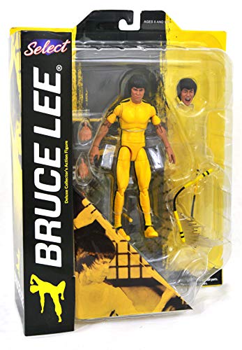 Diamond- Figura Articulada de la colección Select de Bruce Lee, Multicolor (MAR192442)