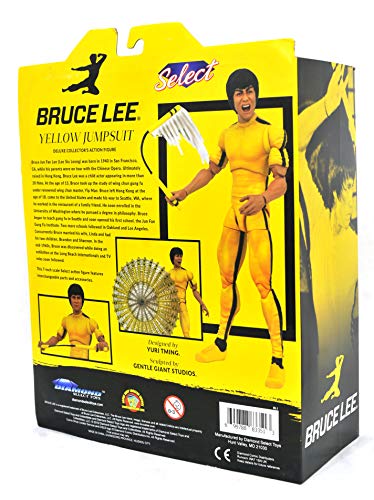 Diamond- Figura Articulada de la colección Select de Bruce Lee, Multicolor (MAR192442)