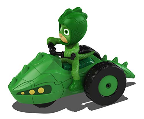 Dickie Toys 203141012 PJ Masks - Vehículo de Metal con Rueda Libre, 7 cm, a Partir de 3 años