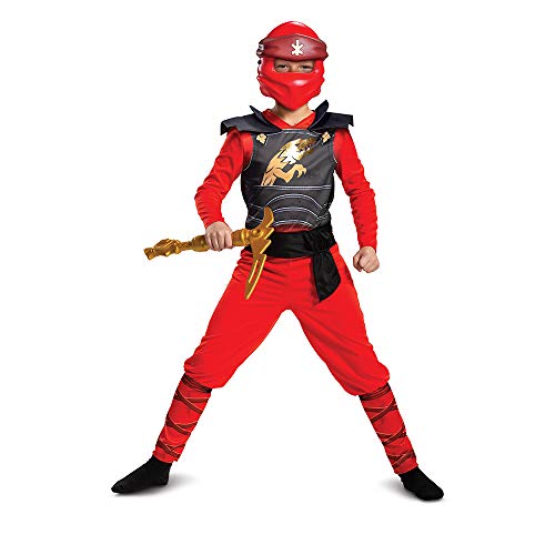 Disguise Disfraz Ninjago Niño Rojo Lego, Disfraz Ninja Niño Disponible en Talla L