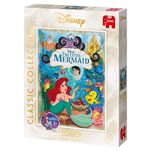 Disney Classic Collection The Little Mermaid 1000 pcs Puzzle - Rompecabezas (Puzzle rompecabezas, Comics, Adultos, Niño/niña, 12 año(s), Interior)