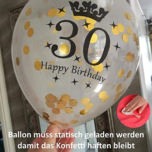 DIWULI, 5 Piezas de Globos de cumpleaños, número 50, Feliz cumpleaños, Globos de látex de Oro, número de Globos, Globos de látex, Juego de Globos de decoración de cumpleaños 50 cumpleaños