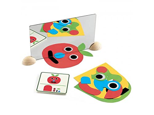 DJECO- Ze Mirror Faces Juegos de Habilidad, Multicolor (36482)